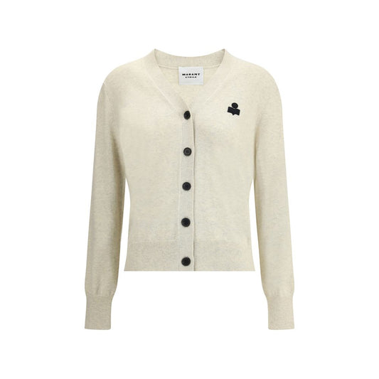Isabel Marant Étoile White Cotton Cardigan - HBPS Beauty & Fashion
