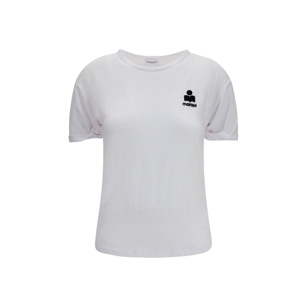 Isabel Marant Étoile White Linen T-Shirt - HBPS Beauty & Fashion