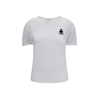 Isabel Marant Étoile White Linen T-Shirt - HBPS Beauty & Fashion