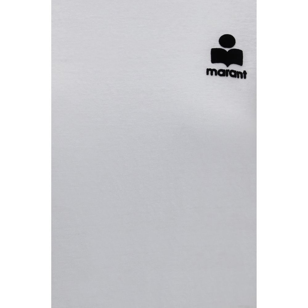 Isabel Marant Étoile White Linen T-Shirt - HBPS Beauty & Fashion