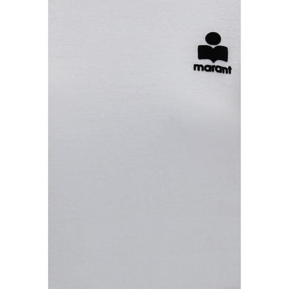Isabel Marant Étoile White Linen T-Shirt - HBPS Beauty & Fashion