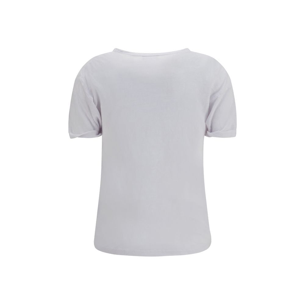 Isabel Marant Étoile White Linen T-Shirt - HBPS Beauty & Fashion