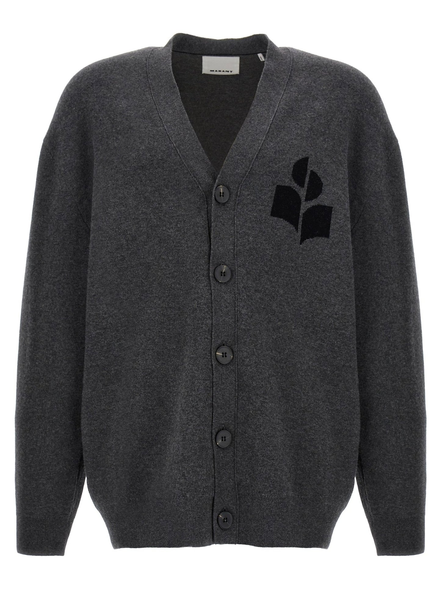 Isabel Marant Gray Cotton Cardigan - HBPS Beauty & Fashion