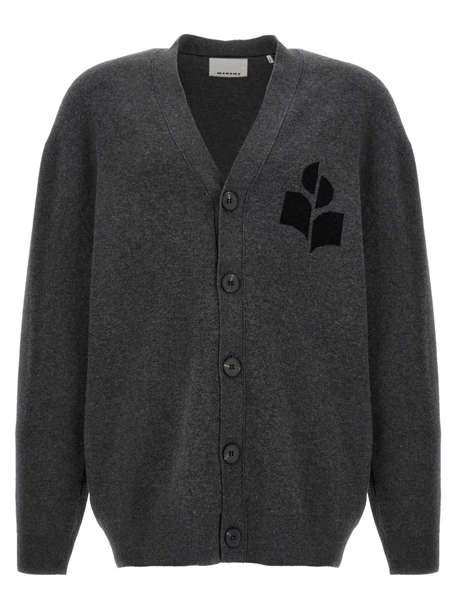Isabel Marant Gray Cotton Cardigan - HBPS Beauty & Fashion
