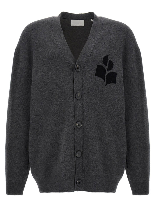 Isabel Marant Gray Cotton Cardigan - HBPS Beauty & Fashion