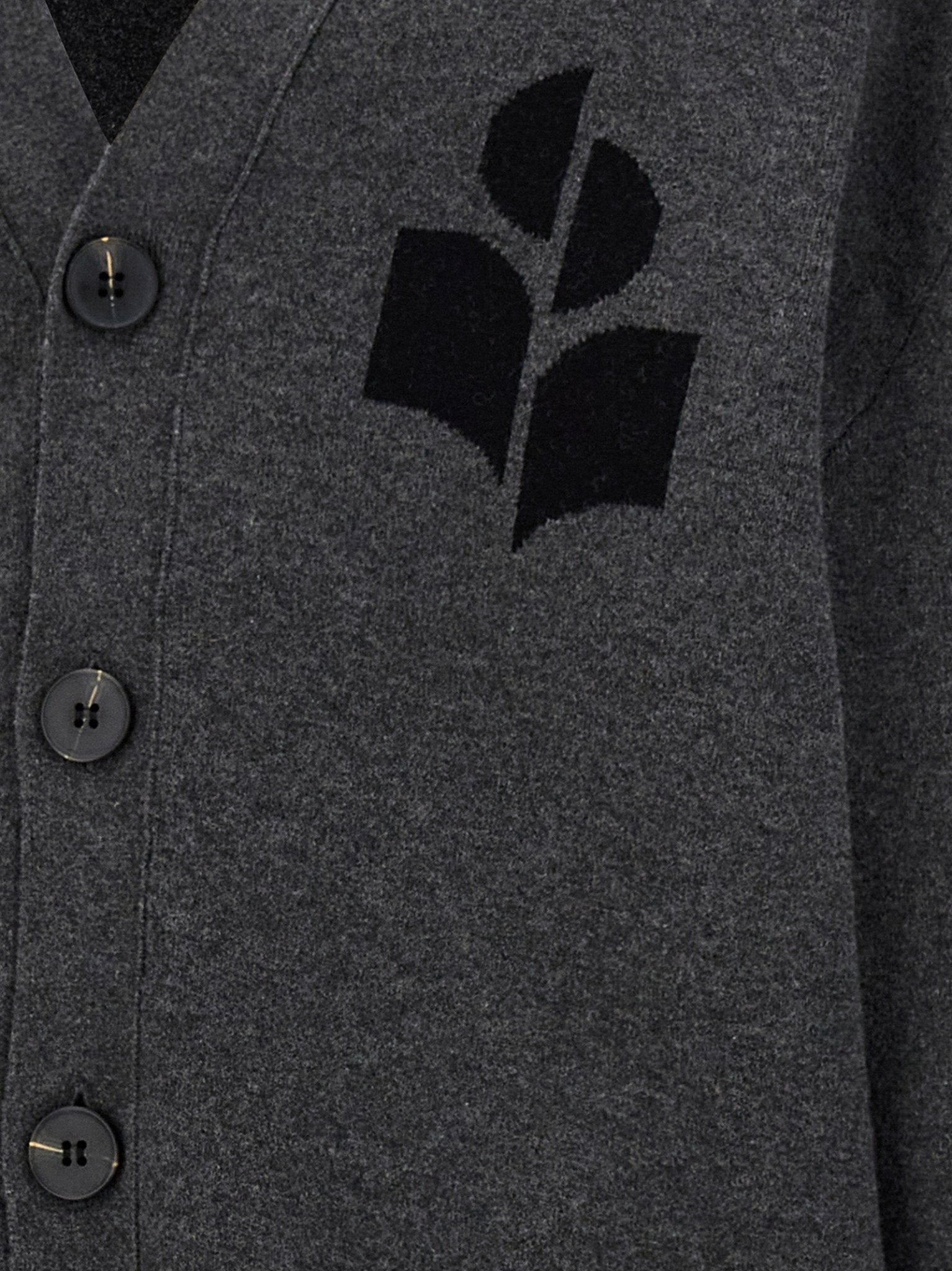 Isabel Marant Gray Cotton Cardigan - HBPS Beauty & Fashion