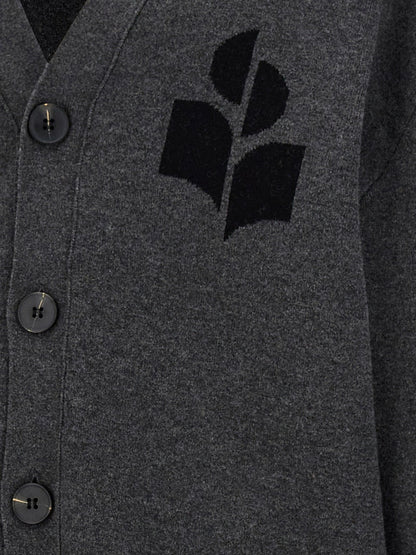 Isabel Marant Gray Cotton Cardigan - HBPS Beauty & Fashion