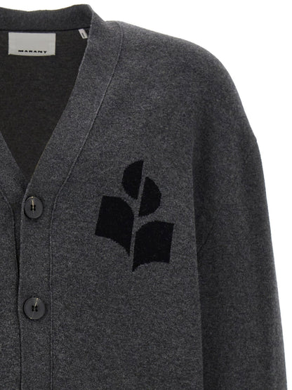 Isabel Marant Gray Cotton Cardigan - HBPS Beauty & Fashion