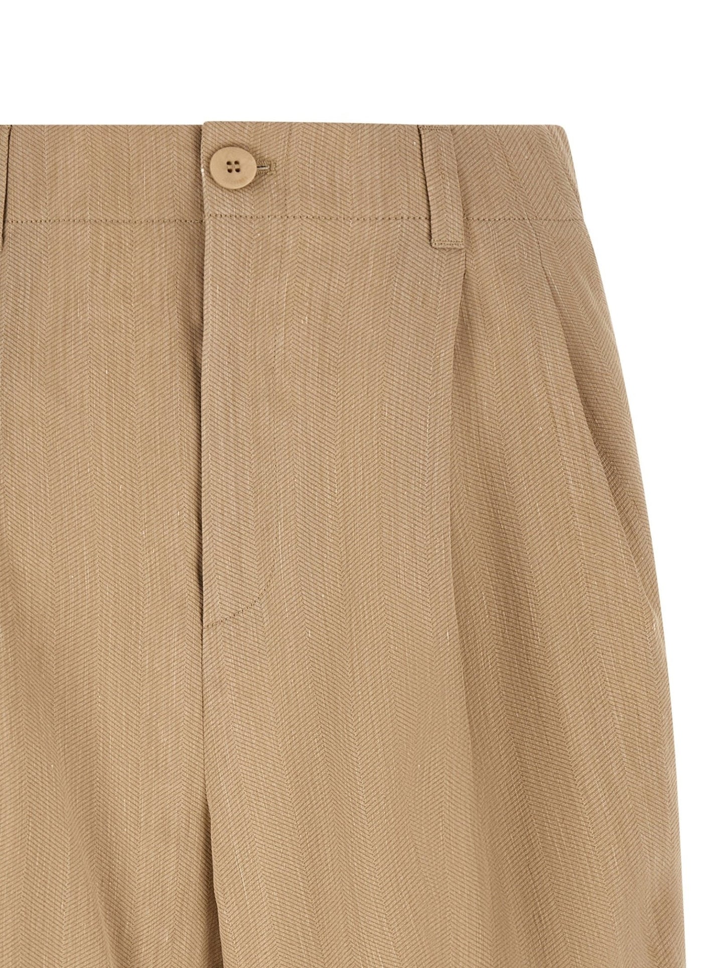 Jacquemus Beige Linen Bermuda Shorts - HBPS Beauty & Fashion