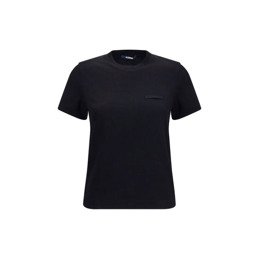 Jacquemus Black Cotton T-Shirt - HBPS Beauty & Fashion