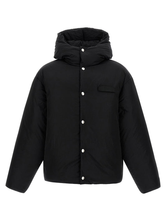 Jacquemus Black Polyamide Full-Length Jacket - HBPS Beauty & Fashion
