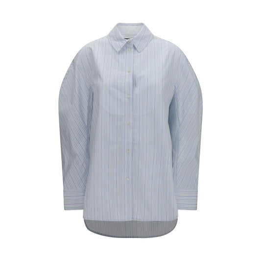 Jacquemus Blue Cotton Dress Shirt - HBPS Beauty & Fashion