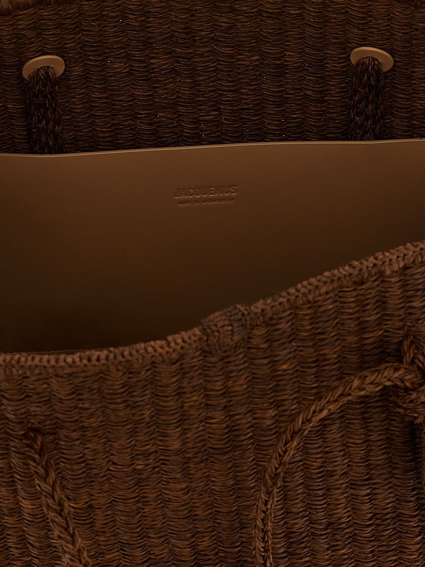 Jacquemus Brown Raffia Tote Bag - HBPS Beauty & Fashion
