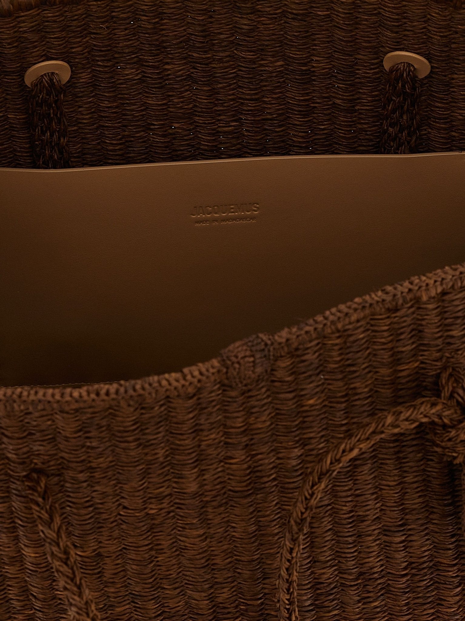 Jacquemus Brown Raffia Tote Bag - HBPS Beauty & Fashion