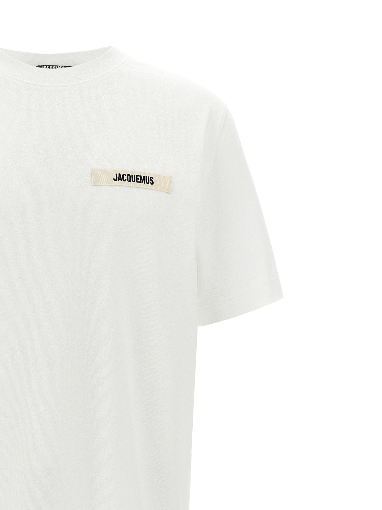 Jacquemus White Cotton T-Shirt - HBPS Beauty & Fashion