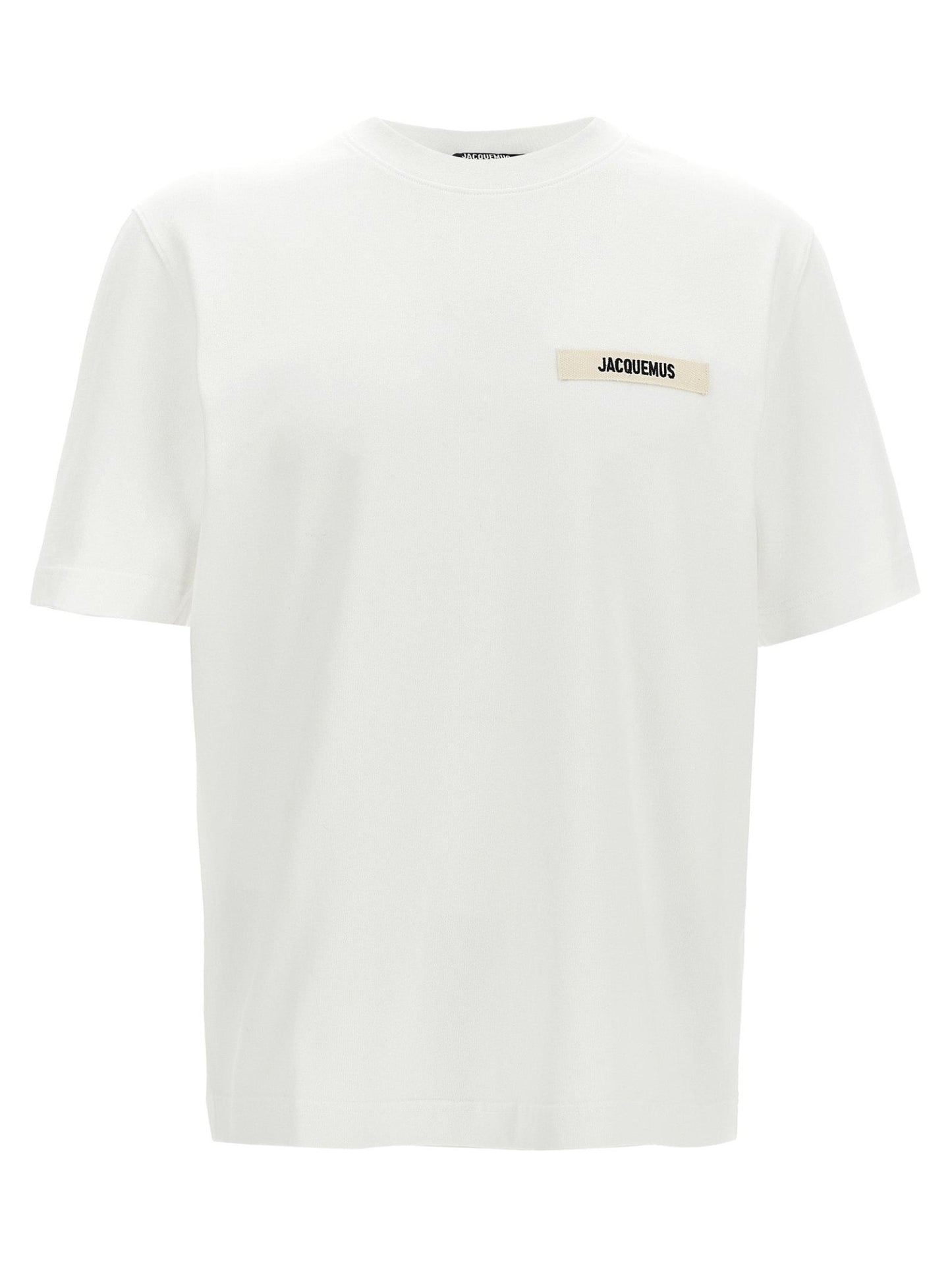 Jacquemus White Cotton T-Shirt - HBPS Beauty & Fashion