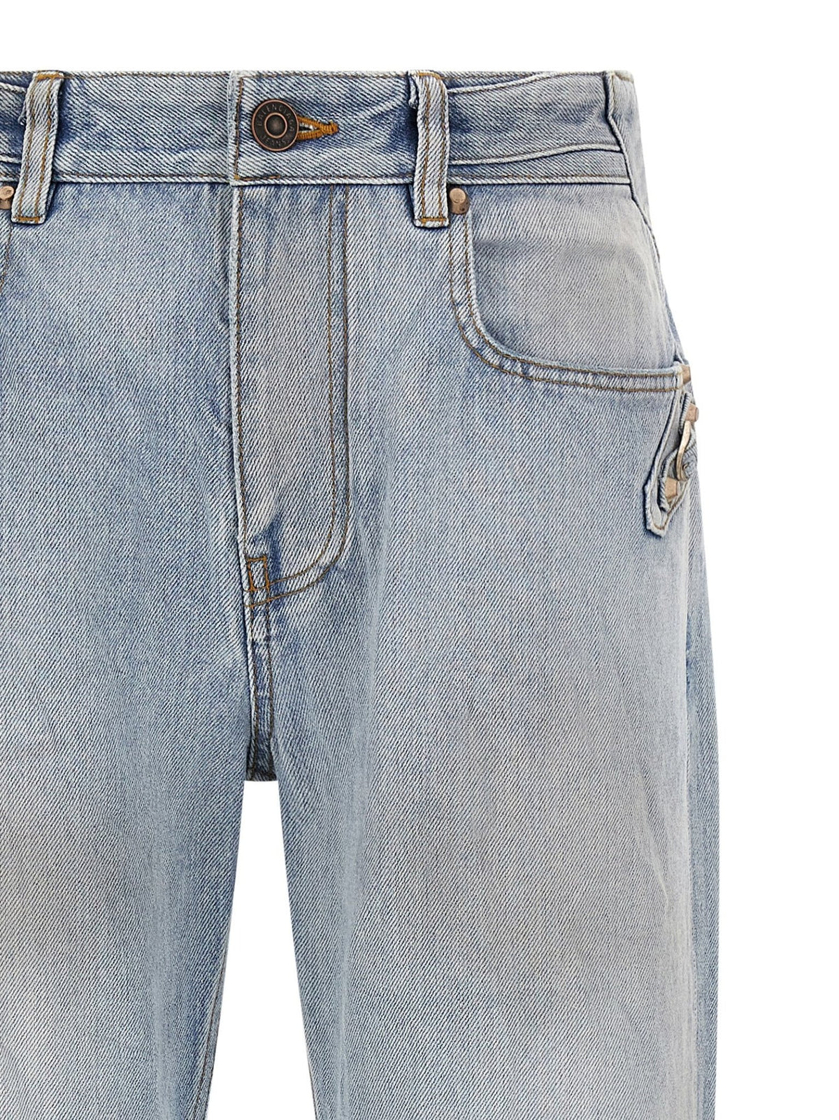 Jean Balenciaga femme City en coton bleu clair – BA-321805 - HBPS Beauty & Fashion