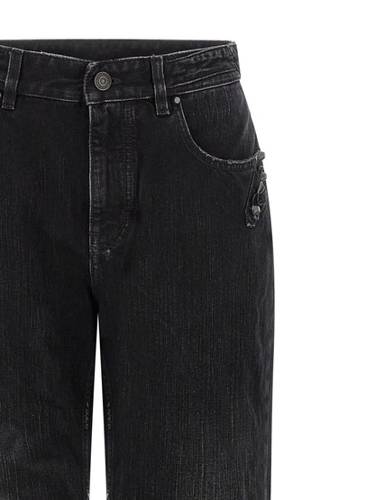 Jean Balenciaga femme City en coton noir – BA-323023 - HBPS Beauty & Fashion