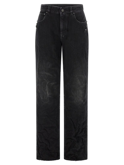 Jean Balenciaga femme City en coton noir – BA-323023 - HBPS Beauty & Fashion