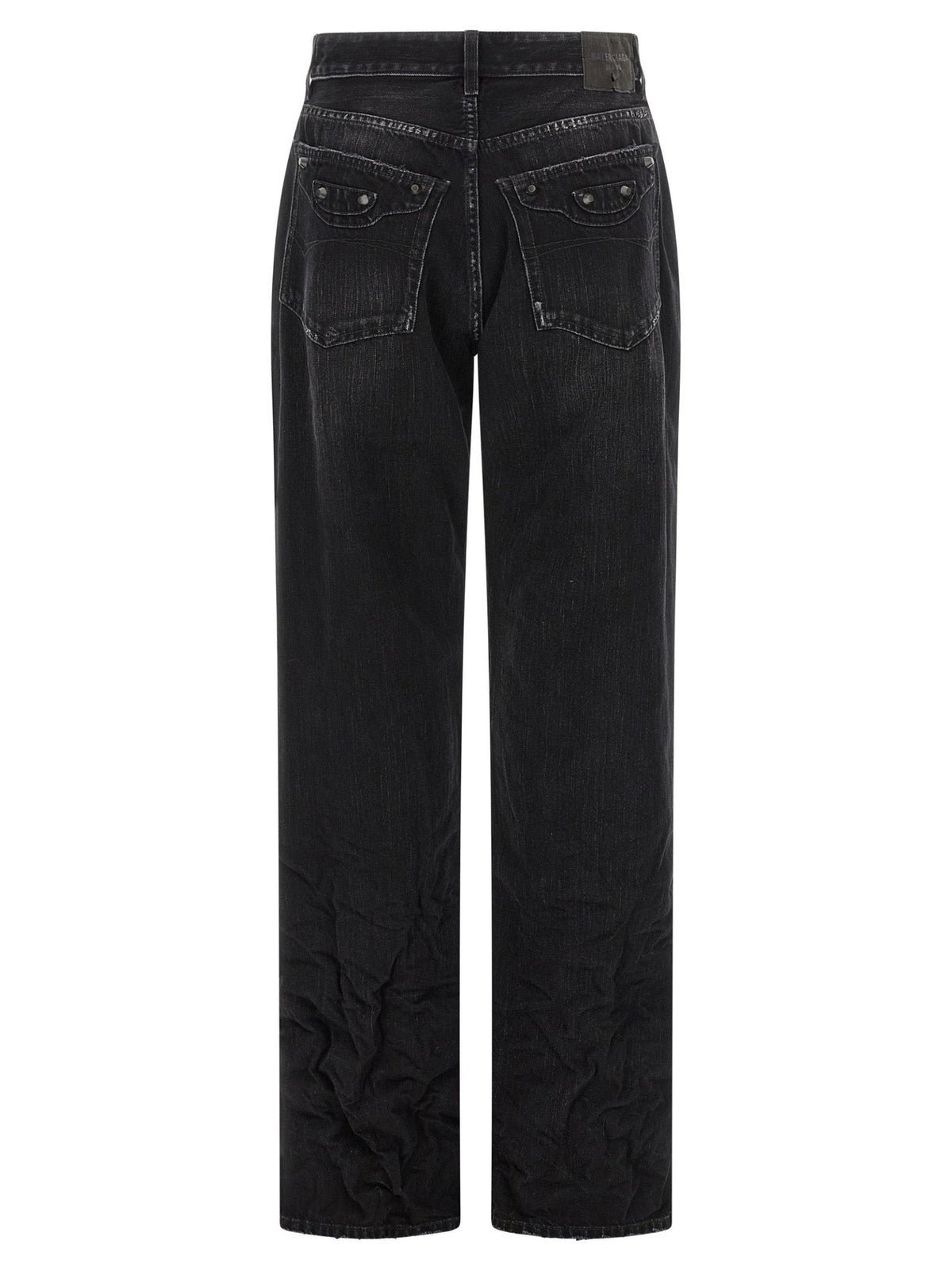 Jean Balenciaga femme City en coton noir – BA-323023 - HBPS Beauty & Fashion