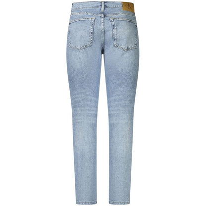 Jean Calvin Klein homme Slim Taper en coton bleu clair – CA-35419 - HBPS Beauty & Fashion