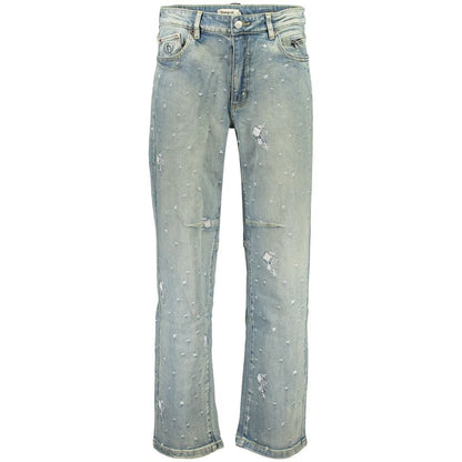 Jean Desigual femme en coton bleu clair – DE-47144 - HBPS Beauty & Fashion