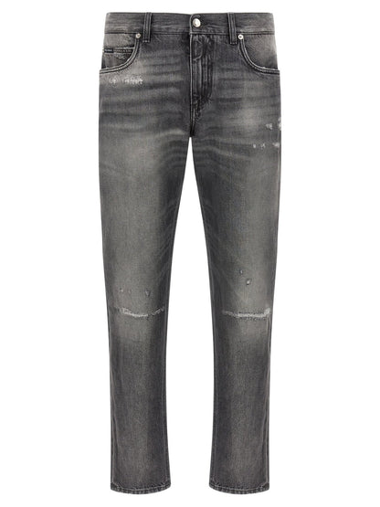 Jean Dolce & Gabbana homme en coton gris – DO-339224 - HBPS Beauty & Fashion
