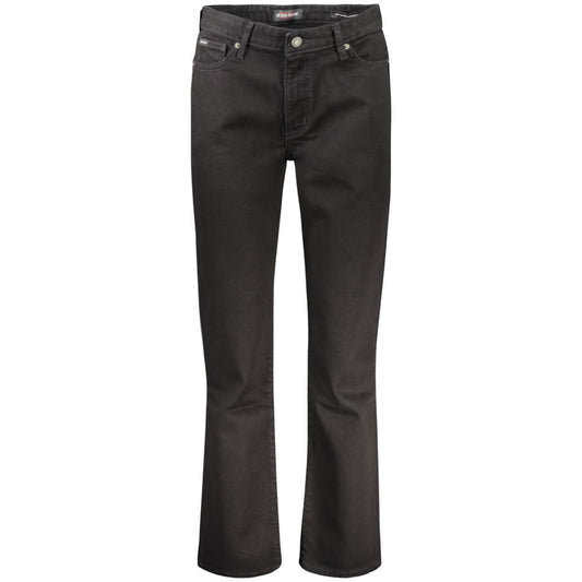 Jean Guess Jeans femme G08 Mid Rise Straight en coton noir – GU-32430 - HBPS Beauty & Fashion