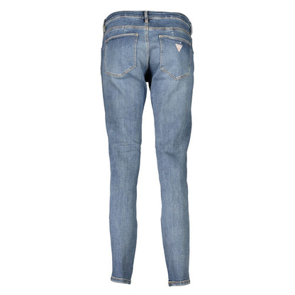 Jean Guess Jeans femme skinny en coton bleu – GU-27969 - HBPS Beauty & Fashion