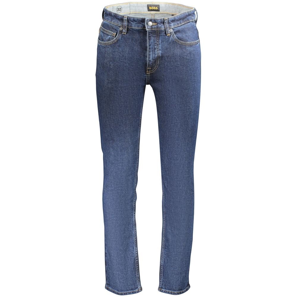 Jean Hugo Boss homme Delaware en coton bleu – BO-46576 - HBPS Beauty & Fashion