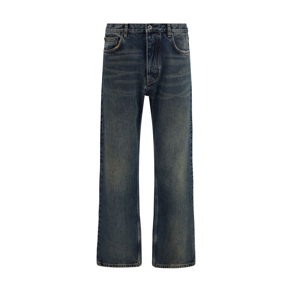 Jean Off-White homme Half Arrow en coton bleu – OF-OMYA18JF26DEN00540461 - HBPS Beauty & Fashion