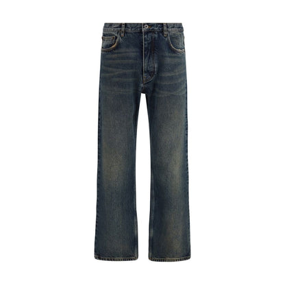 Jean Off-White homme Half Arrow en coton bleu – OF-OMYA18JF26DEN00540461 - HBPS Beauty & Fashion