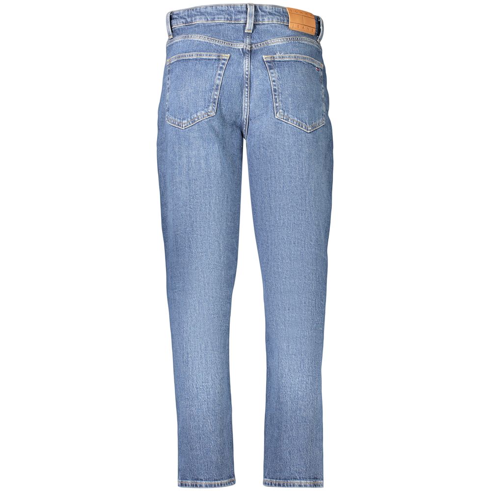 Jean Tommy Hilfiger femme Mom en coton bleu – TO-46890 - HBPS Beauty & Fashion
