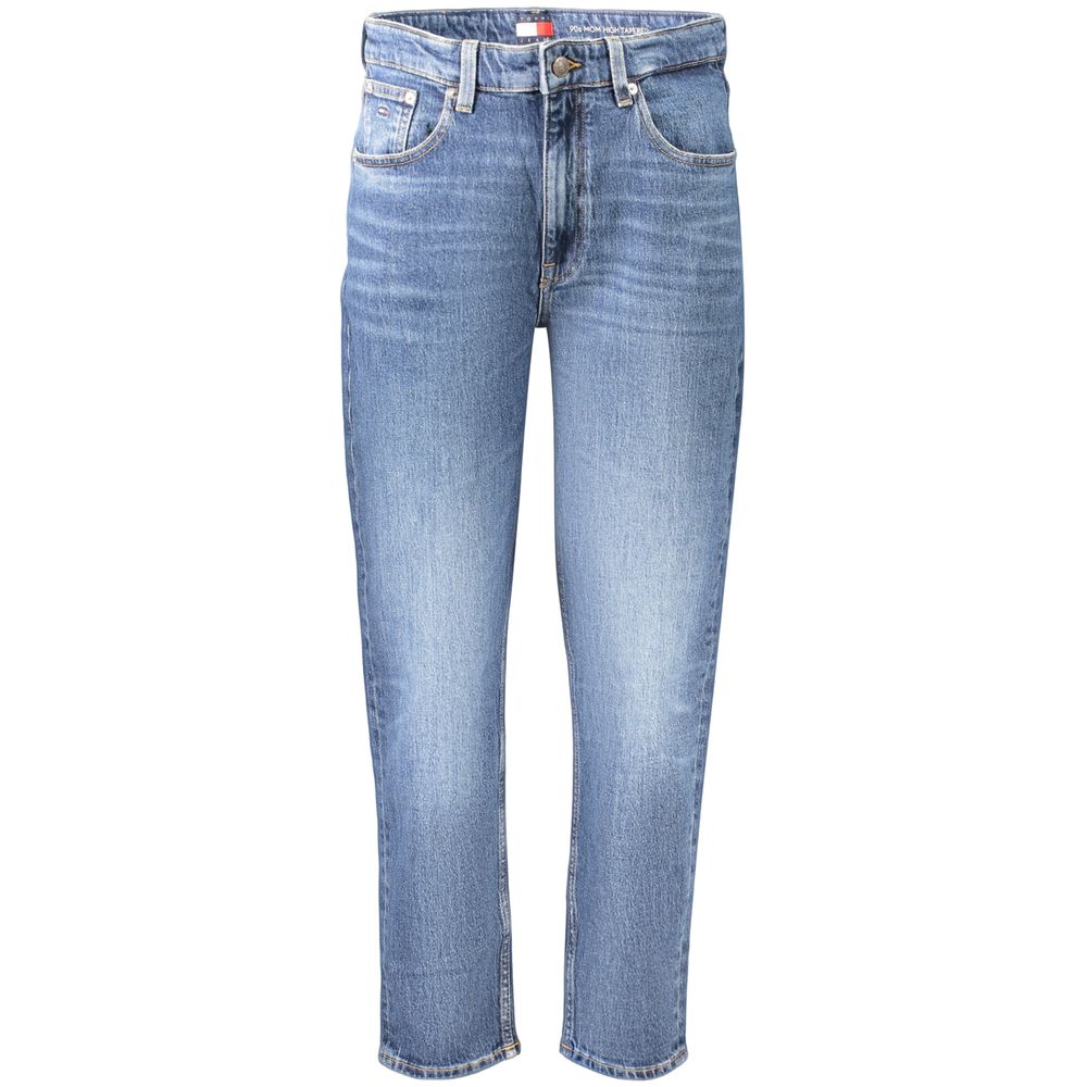Jean Tommy Hilfiger femme Mom en coton bleu – TO-46890 - HBPS Beauty & Fashion