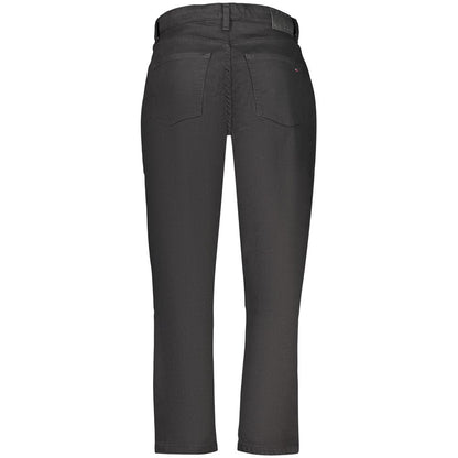 Jean Tommy Hilfiger femme Mom en coton noir – TO-48056 - HBPS Beauty & Fashion