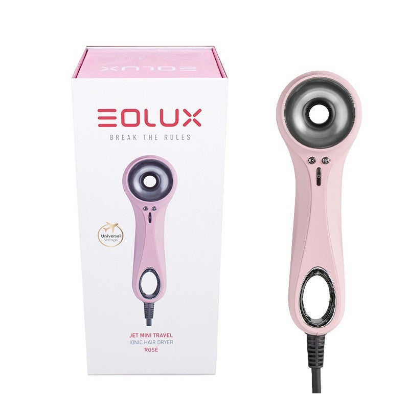 Sèche-cheveux de voyage Eolux Jet Mini Ionique – Rose Pink