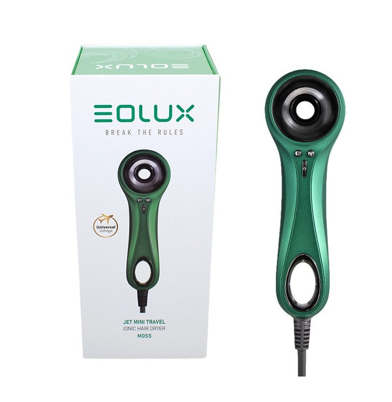 Sèche-cheveux de voyage Eolux Jet Mini Ionique – Moss Green