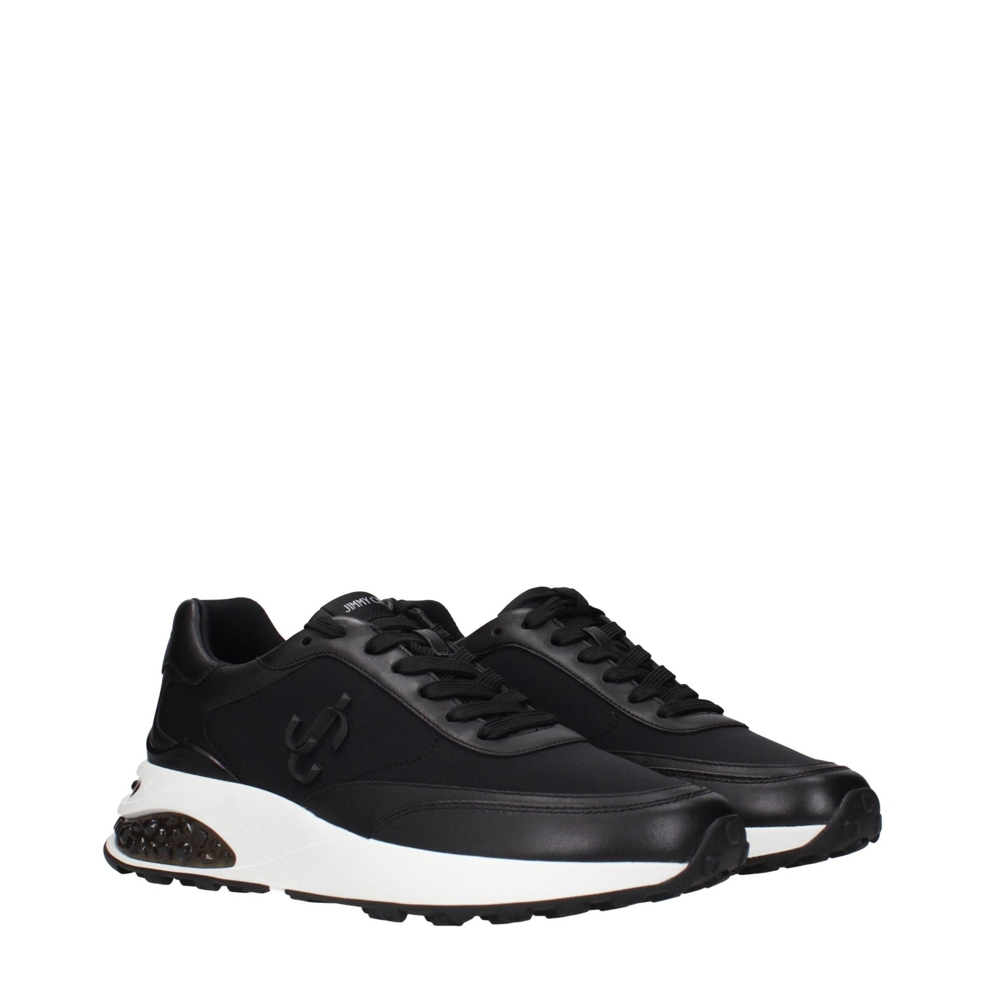 Jimmy Choo Black Fabric Athletic Sneakers - HBPS Beauty & Fashion