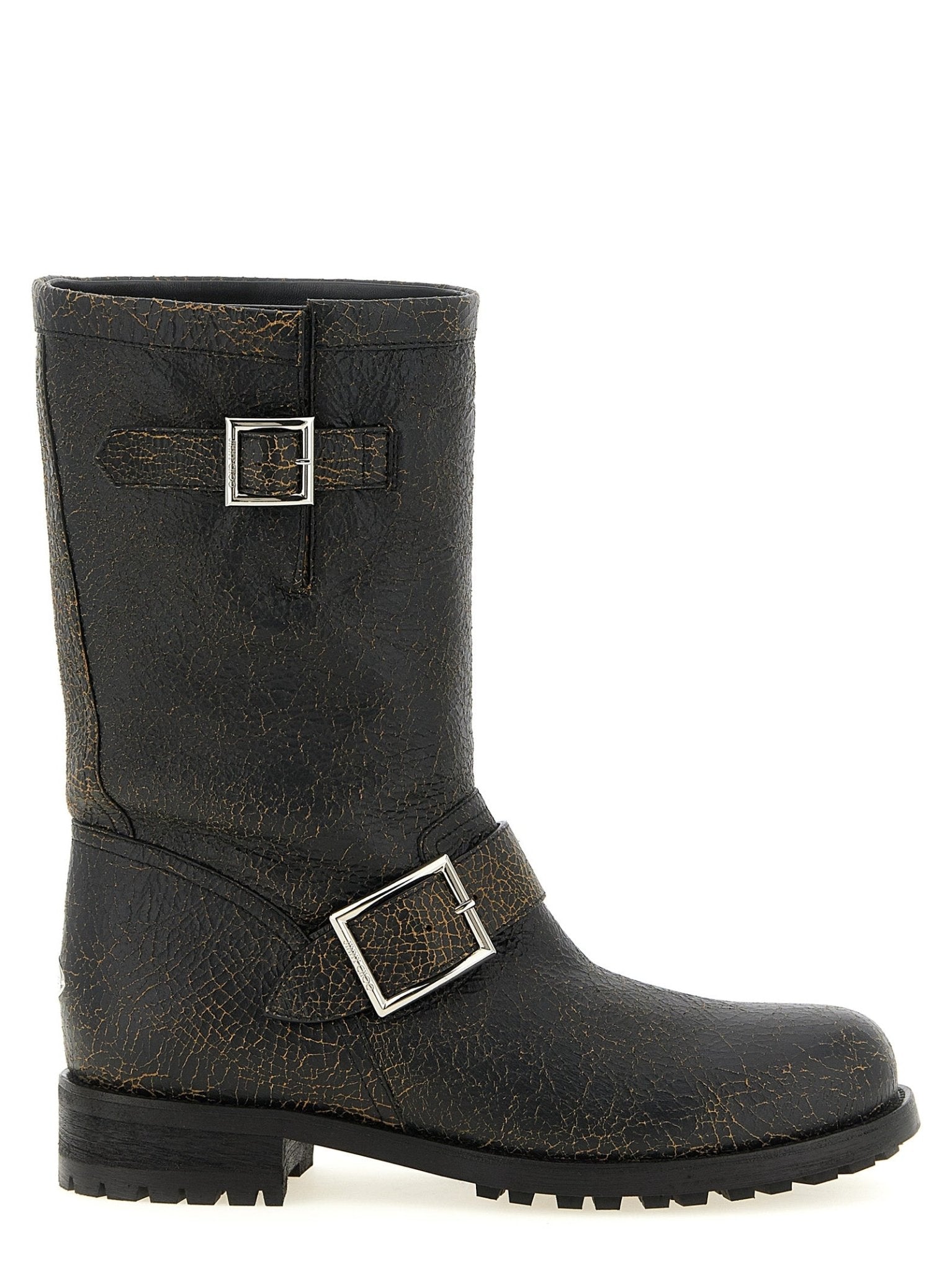 Jimmy Choo Black Leather Ankle Boots - HBPS Beauty & Fashion
