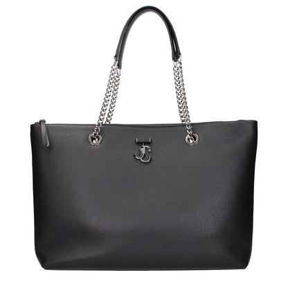 Jimmy Choo Black Leather Shoulder Bag - HBPS Beauty & Fashion