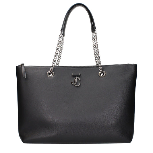 Jimmy Choo Black Leather Shoulder Bag - HBPS Beauty & Fashion