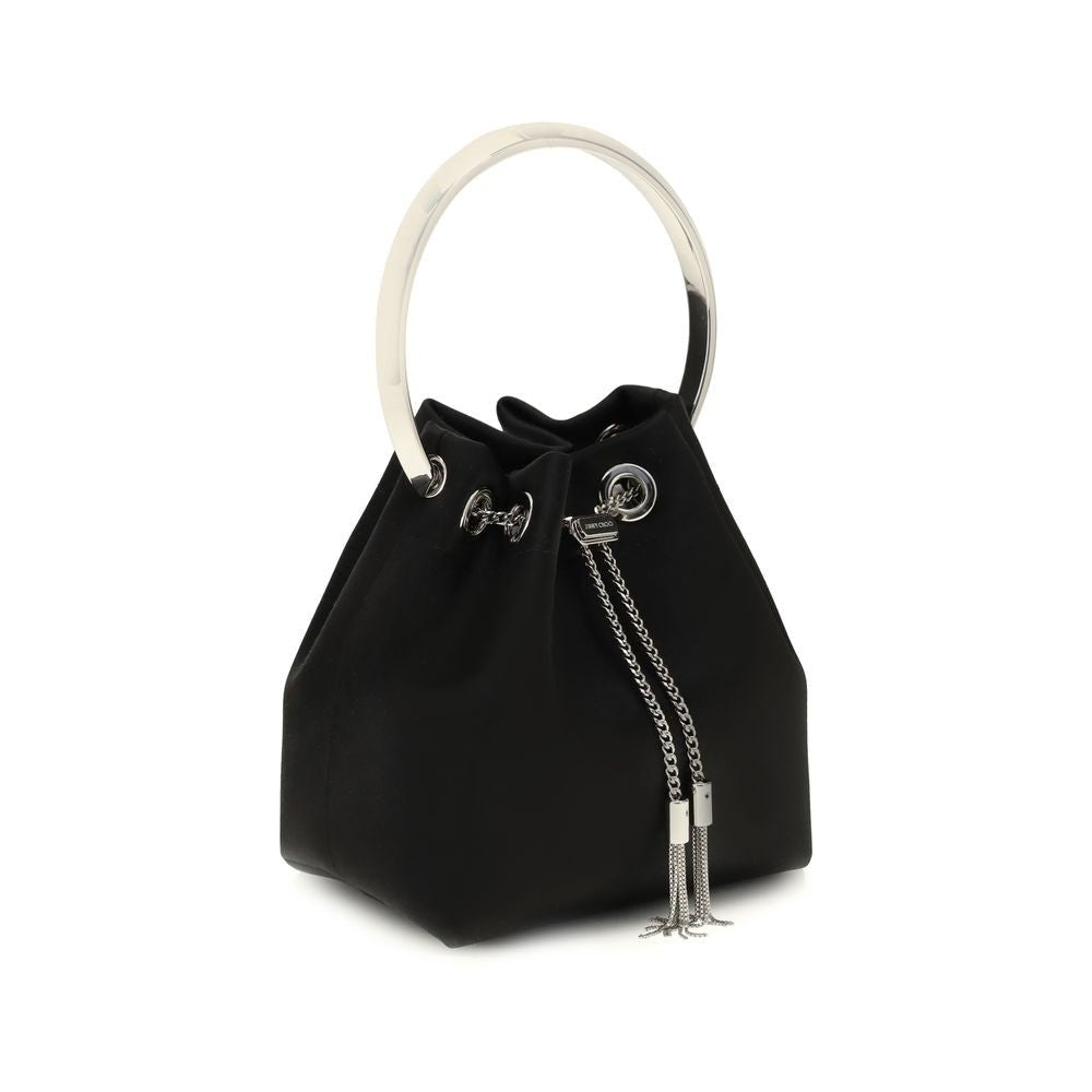 Jimmy Choo Black Silk Backet Bag - HBPS Beauty & Fashion