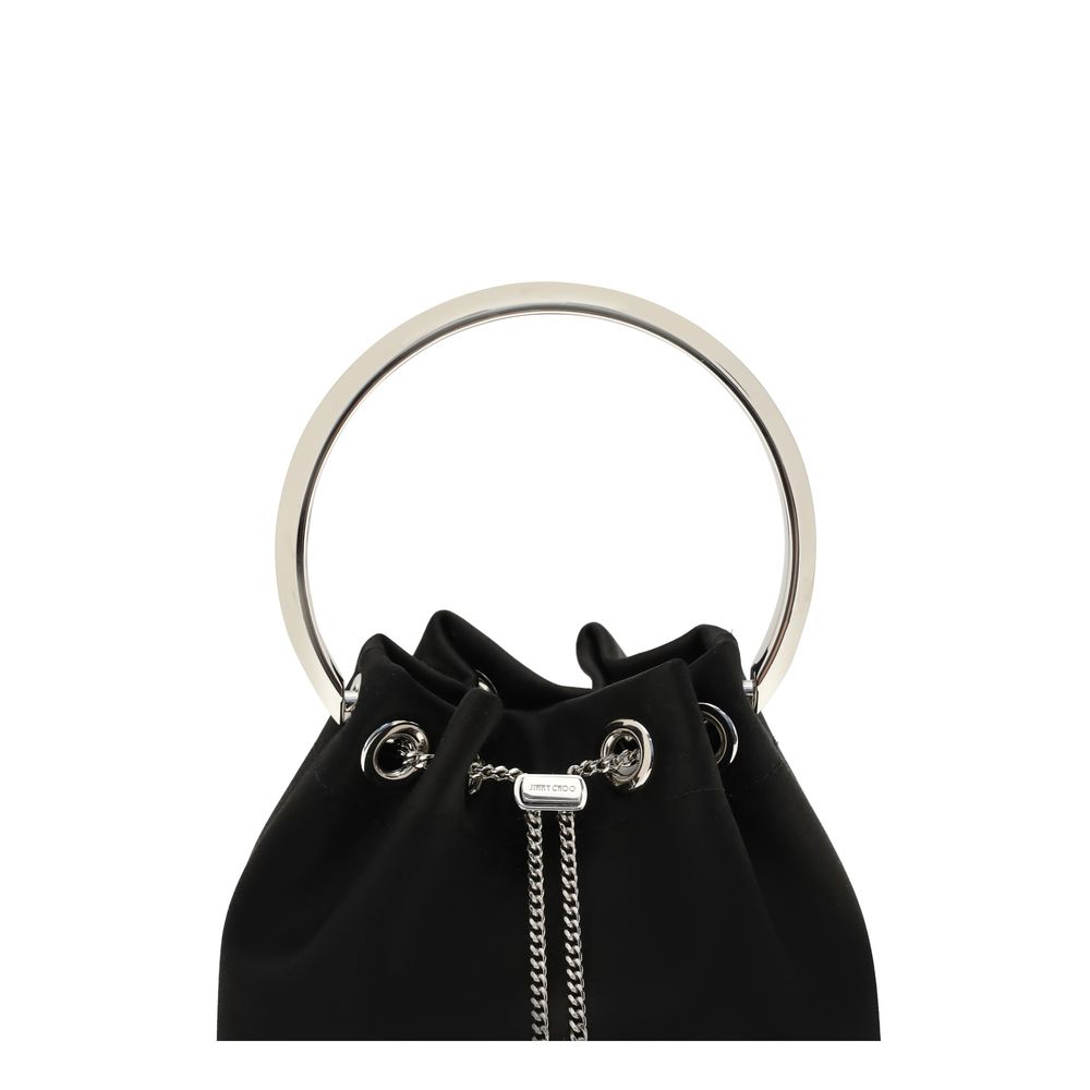 Jimmy Choo Black Silk Backet Bag - HBPS Beauty & Fashion