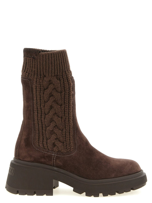 Jimmy Choo Brown Lamb Leather Ankle Boots - HBPS Beauty & Fashion