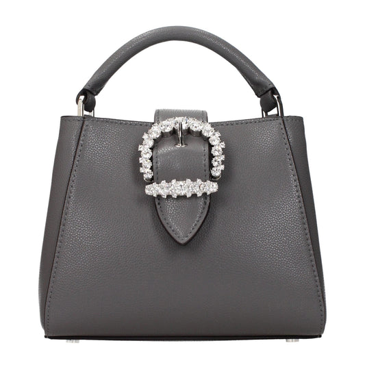 Jimmy Choo Gray Leather Handbag - HBPS Beauty & Fashion