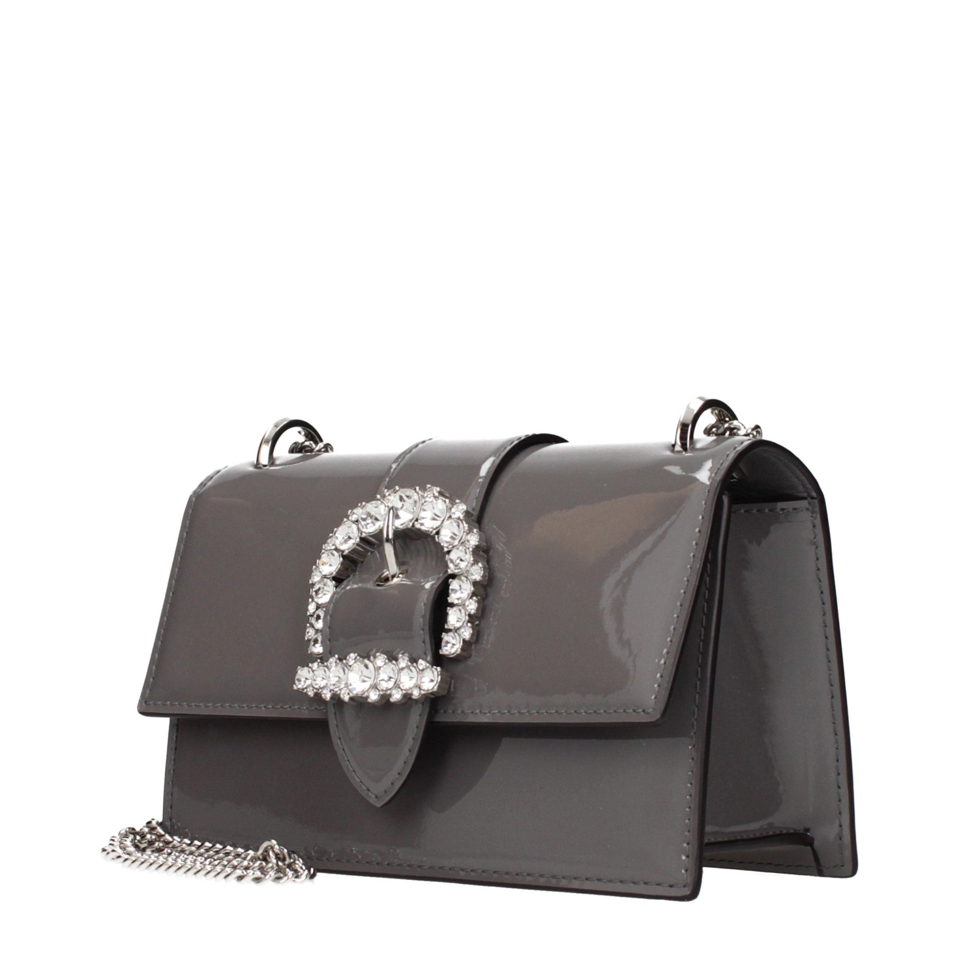 Jimmy Choo Gray Leather Shoulder Bag - HBPS Beauty & Fashion