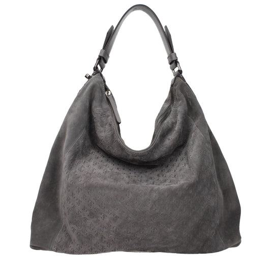 Jimmy Choo Gray Leather Shoulder Bag - HBPS Beauty & Fashion