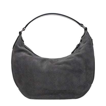 Jimmy Choo Gray Leather Shoulder Bag - HBPS Beauty & Fashion