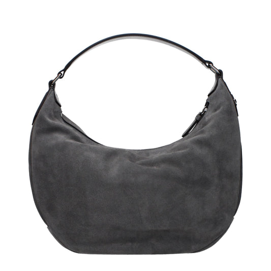 Jimmy Choo Gray Leather Shoulder Bag - HBPS Beauty & Fashion