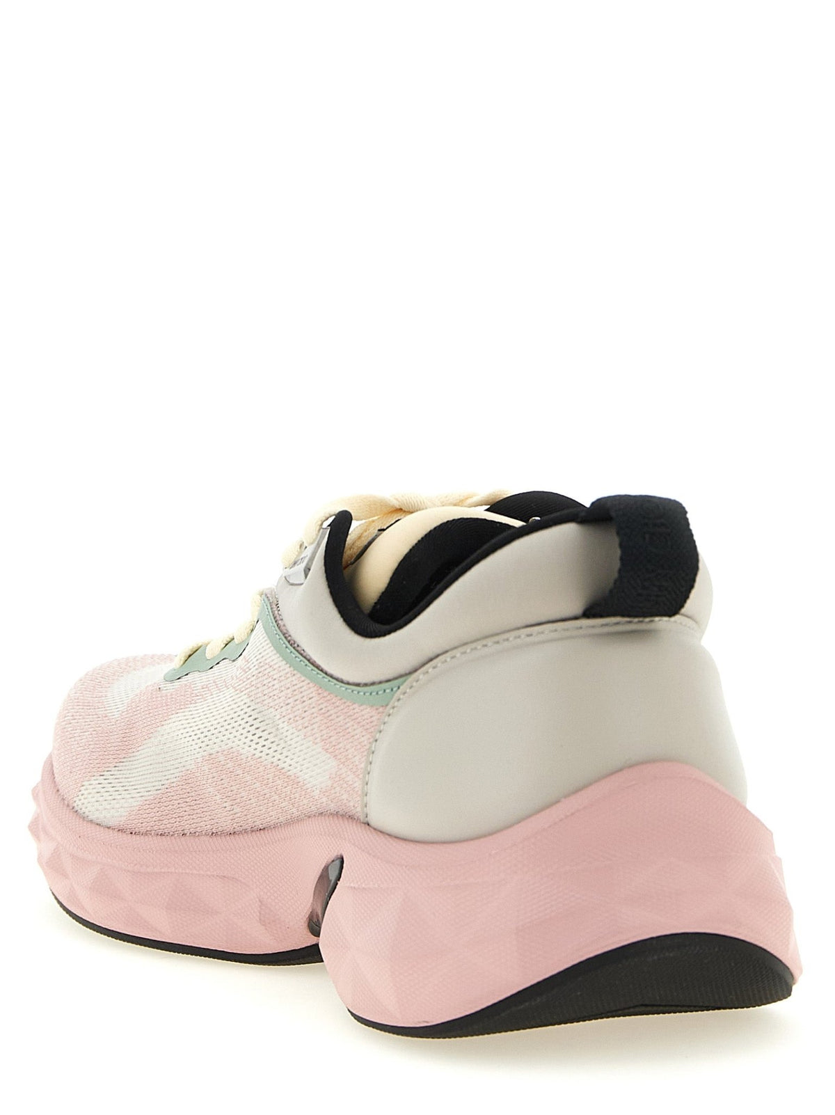 Jimmy Choo Multicolor Tencel Athletic Sneakers - HBPS Beauty & Fashion